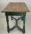 Teal 18th Century Painted Side Table For Sale - Image 8 of 10