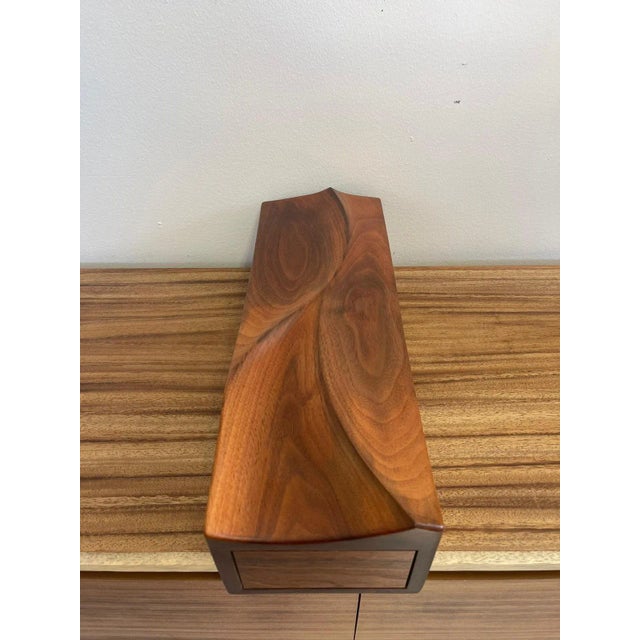 Vintage Decorative Signed Wood Carved Wall Art Gallery Piece. For Sale In Seattle - Image 6 of 9