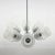 1970s Mid-Century Glass & Chrome Chandelier, 1970s For Sale - Image 5 of 10