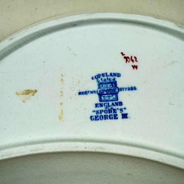 Ceramic Copeland Spode George III Crescent Side Server For Sale - Image 7 of 8