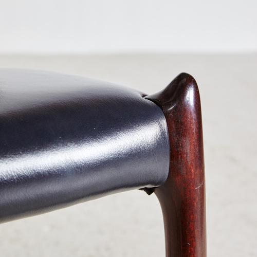 Wood Rosewood Model 78 Dining Chairs by Niels O. Møller for J.L. Møllers, 1960s, Set of 6 For Sale - Image 7 of 10