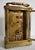 Brass Brass Corniche Carriage Clock Antique French Beveled Glass Mechanical For Sale - Image 8 of 15