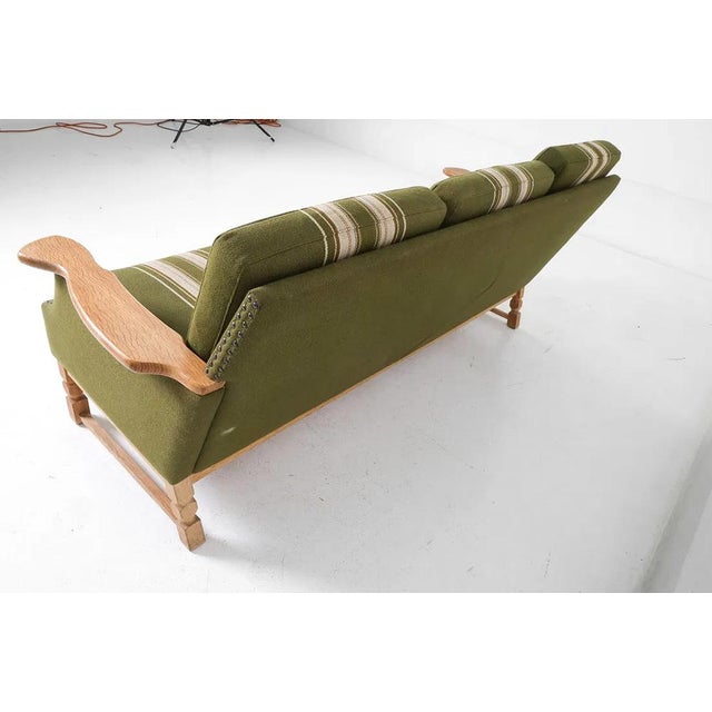 Vintage Danish Modern Paddle Arm Sofa For Sale In New York - Image 6 of 13