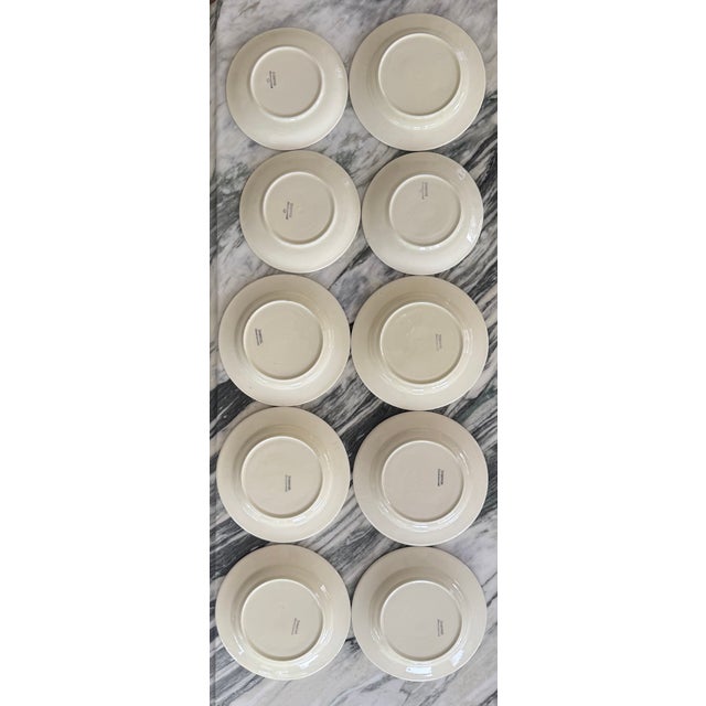Art Deco Era Ditmar Urbach Decorative Plates - Set of 10 For Sale - Image 10 of 12