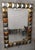 Mid-Century Italian Murano Glass and Brass Mirror, 2000 For Sale - Image 9 of 13