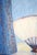 Hachiya Persimmons & Fan, Modern Still Life With Red-Orange and Blue by Anita Heckman For Sale In Monterey, CA - Image 6 of 7