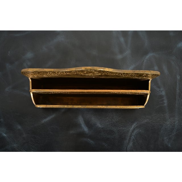 Early 20th Century Tiffany Studios New York Zodiac Pattern Bronze Doré Letter Rack For Sale - Image 5 of 17