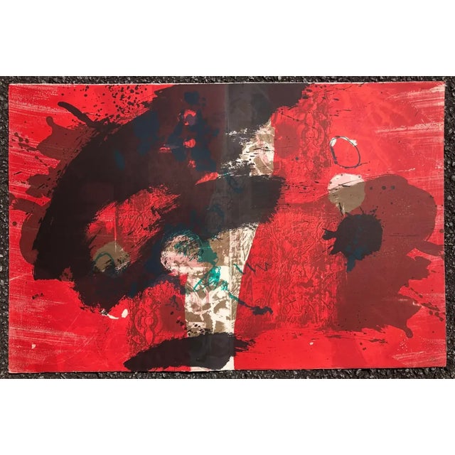 Antoni Clave (1913 – 2005) MCM lithograph from the Trobadors portfolio. F Folded vertically in the center, pencil signed...