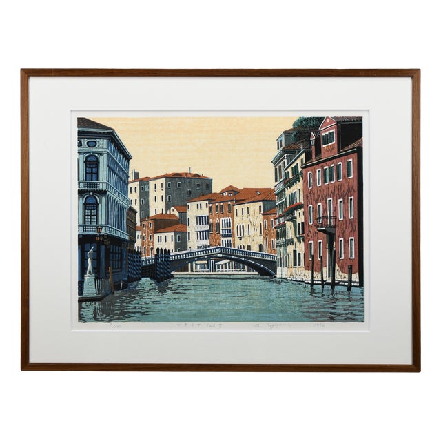 Mototsugu Sugiyama, Venice Part II, 1996, Woodblock Print For Sale