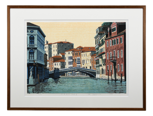 Mototsugu Sugiyama, Venice Part II, 1996, Woodblock Print