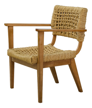 Armchair by Adrien Audoux and Frida Minet for Vibo Vesoul, 1940s