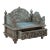 Vintage Indian Painted Teakwood Small Temple For Sale