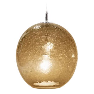 Solaris Pendant Light from the Boa Lantern Collection in Amber For Sale