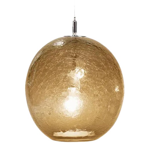 Solaris Pendant Light from the Boa Lantern Collection in Amber For Sale