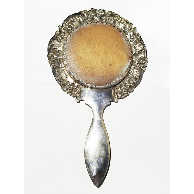 Silver Hand Mirror, 19th Century For Sale - Image 6 of 7