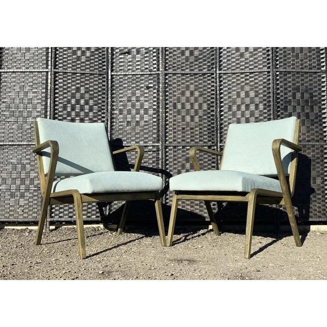 1950s Set of Bauhaus Easy Chairs by Selman Selmanagic for VEB Deutsche Werkstätten Hellerau, German USSR, 1950s For Sale - Image 5 of 12