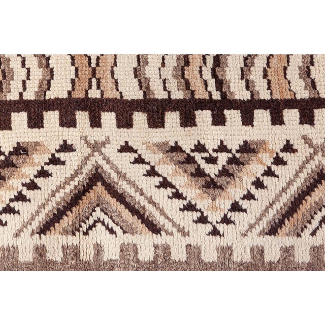 Mid 20th Century Doris Leslie Blau Midcentury Moroccan Handmade Wool Rug For Sale - Image 5 of 9