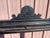 Victorian Antique Victorian Fireplace Screen Stand 1860s Original Black Lacquer For Sale - Image 3 of 12