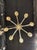 Metal Modernist Gold Murano Glass and Brass 8 Light Chandelier For Sale - Image 7 of 7