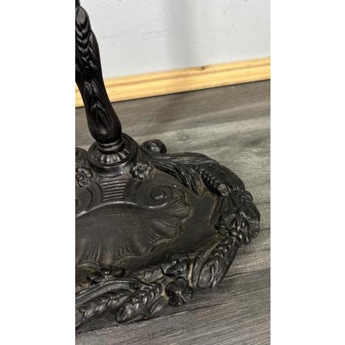 Vintage French Style Ornate Metal Umbrella Stand For Sale - Image 6 of 10