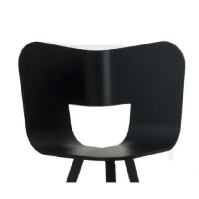 Tria Chair with Black Open Pore Seat by Colé Italia For Sale - Image 4 of 12