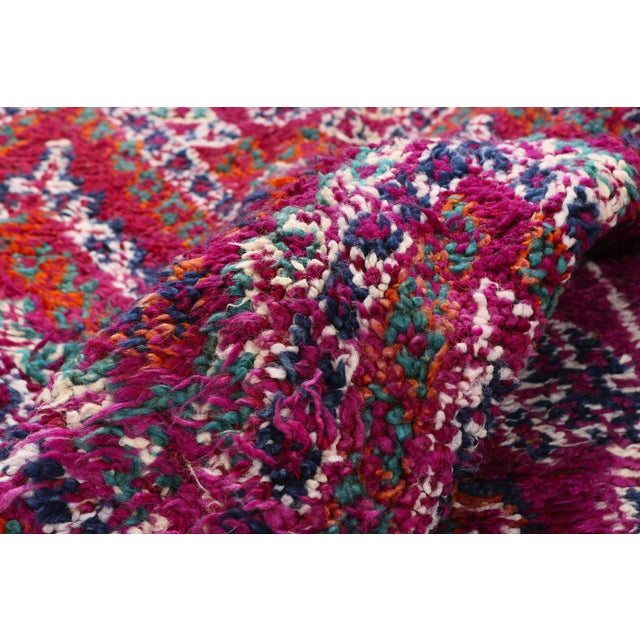 Vintage Zayane Beni M'Guild Moroccan Rug, 05'08 X 07'11 For Sale In Dallas - Image 6 of 10