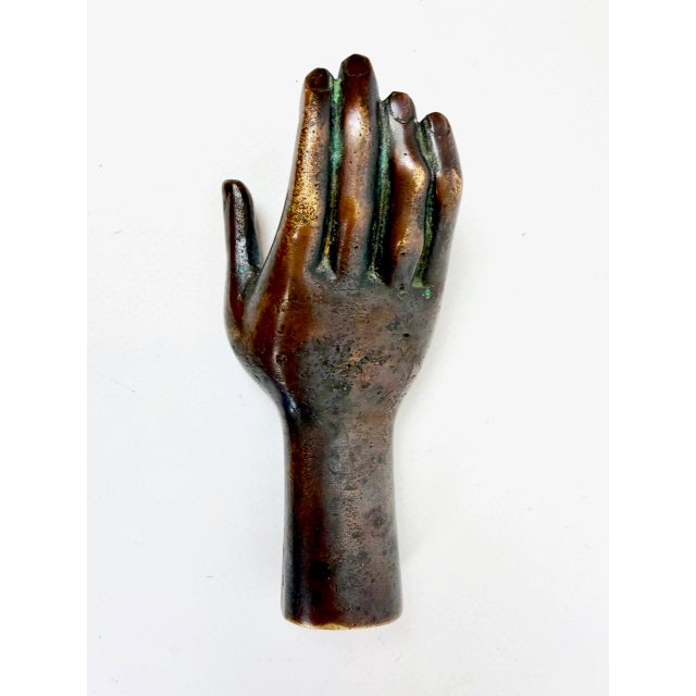 Antique Females Hand in Bronze Paperweight, 19th Century, in Very Good conditions. Designed before 1890