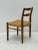 Beautiful Danish modern Solid teak chair with caning. Can be used as dining chair or office computer chair.