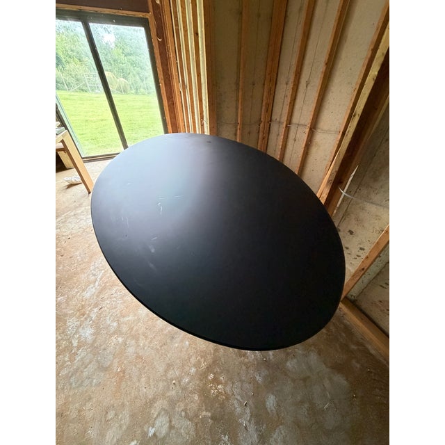Eero Saarinen 96" Authentic Knoll Saarinen Oval Table For Sale - Image 4 of 8