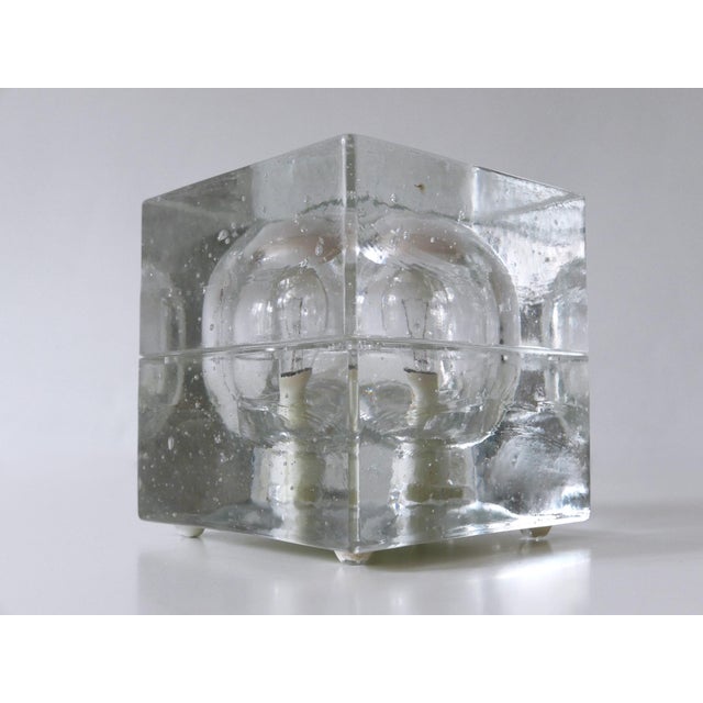 Hand Blown Cubic Table Lamps by Müller & Zimmer, 1970s, Set of 2 For Sale - Image 11 of 18