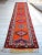 Shimmery Turkish Runner Rug. Hand-Knotted Tribal Extra Long Halway Rug Kitchen Decor - 2′9 × 13′8″ For Sale - Image 4 of 16