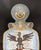 Black 19th Century Italian Micro Mosaic Magliara Family Coat of Arms Crest For Sale - Image 8 of 13