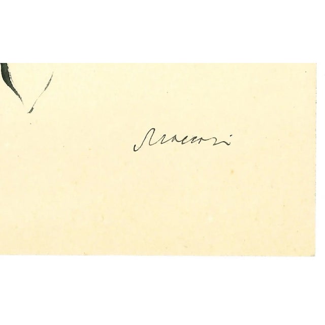 Lo Spaventapasseri (The Scarecrow) is an original drawing on paper, realized around the 1960s by the great Italian artist...