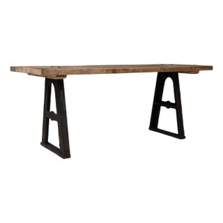 Early 20th Century French Industrial Table For Sale