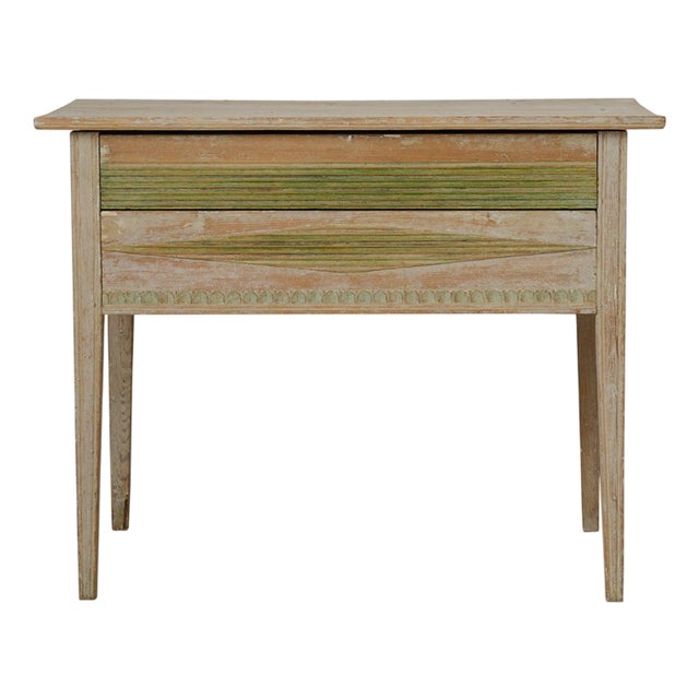 Antique Northern Swedish Gustavian Country House Table For Sale