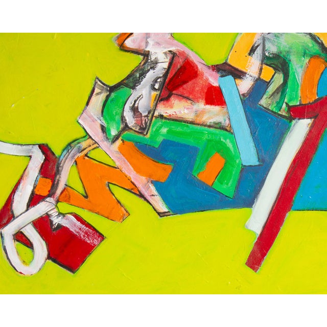 Abstract Mixed Media Painting by James L. Bruch For Sale - Image 9 of 9