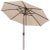 Conjure images of the Riviera with a classic beige market umbrella for dining al fresco at a romantic café. Keep cool on...
