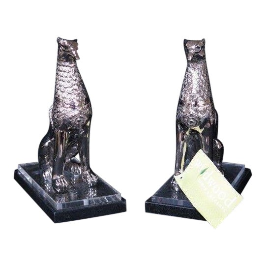 New New On Lucite & Marble Bases Nice Bookends Or Accent Pieces Condition: New Discontinued Item