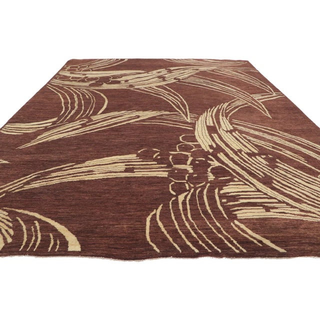 Contemporary Arts & Crafts Style Modern Area Rug, 08'07 X 11'07 For Sale - Image 3 of 9