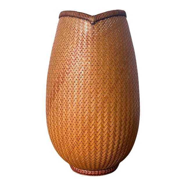 Japanese Woven Bamboo Ikebana Hatakeyama Seido For Sale
