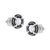 A modern classic, these gorgeous 92.5% sterling silver stud earrings feature round brilliant shape diamonds in 1/2 total...
