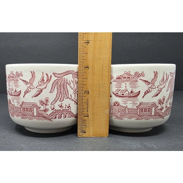 Mid-Century Modern Vintage EnglishMid-Century Modern Churchill Willow English Cottage Mugs-Set of 6 For Sale - Image 3 of 8