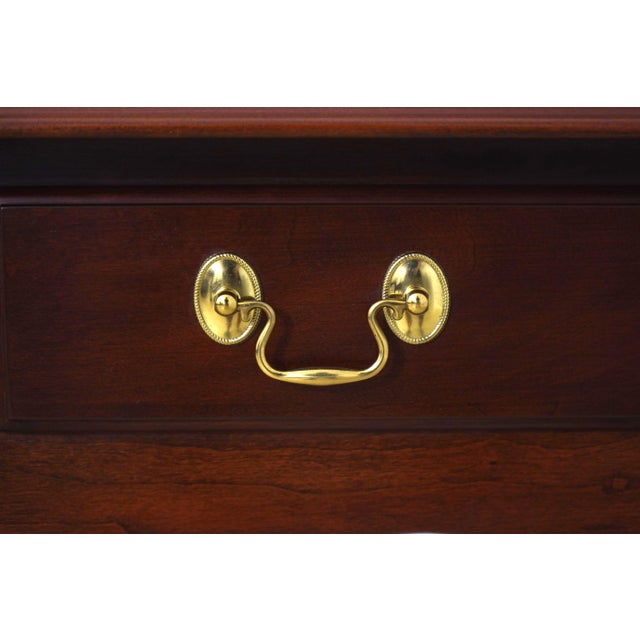Henkel Harris Cherry 3 Drawer Sofa Table For Sale - Image 10 of 18