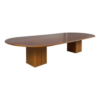Italian Modern Artona Dining Table in Wood by Afra and Tobia Scarpa for Maxalto, 1970s For Sale