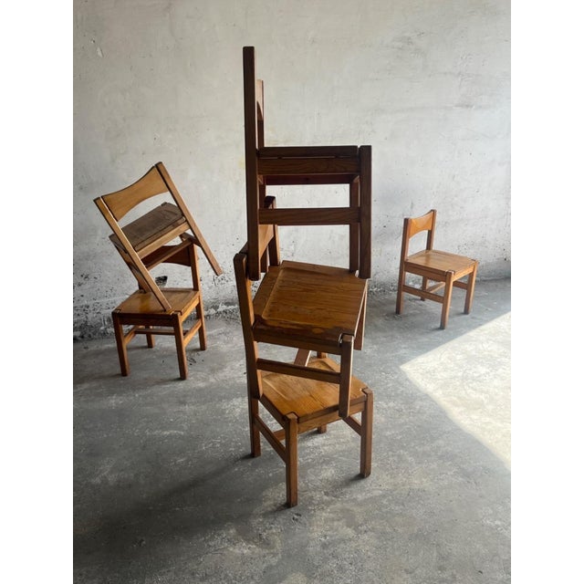 Vintage Chairs and Dining Table by Ilmari Tapiovaara, 1960s, Set of 7 For Sale - Image 10 of 18