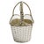 1960 French Woven Silverplate Wine Basket For Sale In San Diego - Image 6 of 9