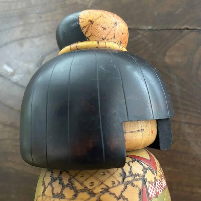 Vintage Wooden Kokeshi Doll by Kazuo Takamizawa, Japan, 1970s For Sale - Image 6 of 10
