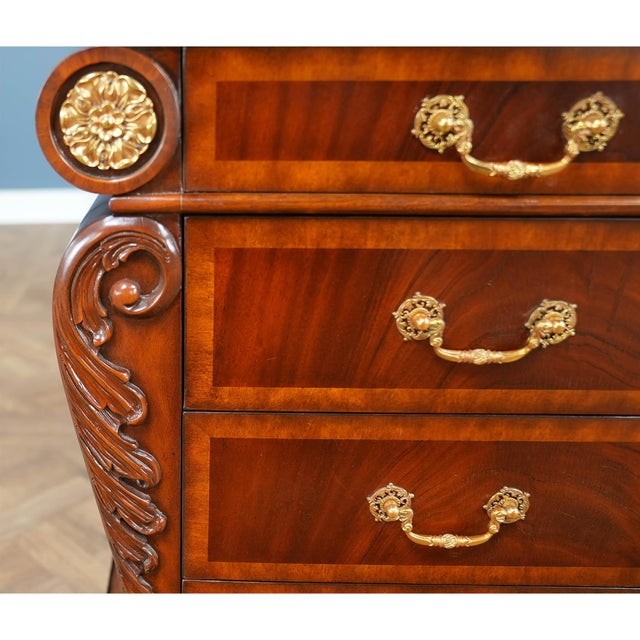 1980s Nvin0619 Vintage Maitland Smith Chest of Drawers For Sale - Image 5 of 12