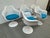 Eero Saarinen for Knoll Tulip Swivel Arm Chairs, Set of Five For Sale - Image 9 of 12