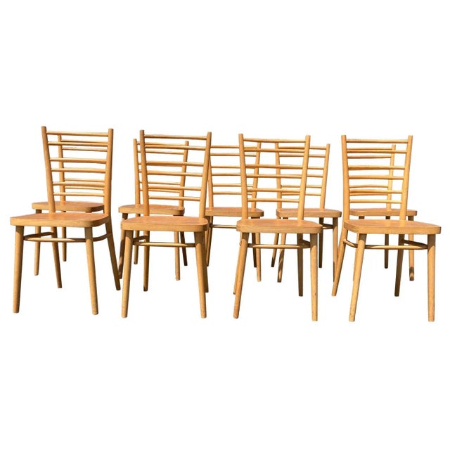 1970s Bentwood Dining Chairs - Set of 9 For Sale - Image 13 of 13